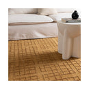 Abby Sudan Brown Knitted Wool Rug