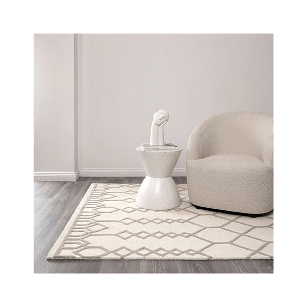 Lesley Nomades Senso Beige Wool Rug