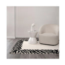 Lesley Nomades Zanzibar Black And White Wool Rug