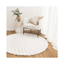 Patricia Washable White Round Rug