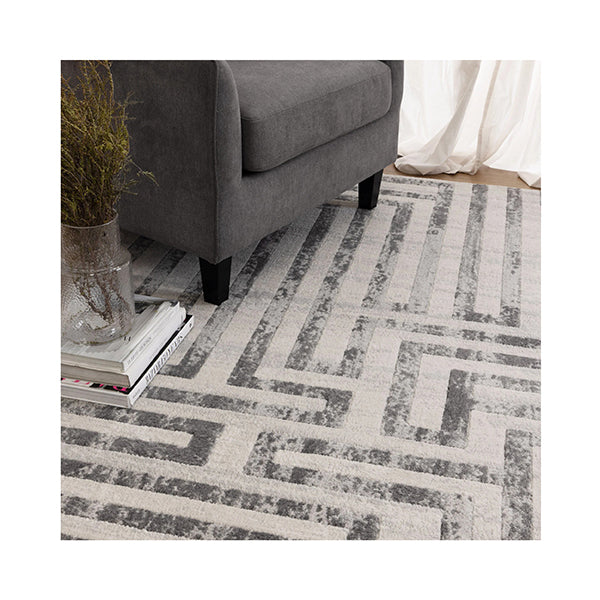 Rebecca Maze Grey Rug