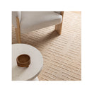 Abby Croissant Beige Knitted Wool Rug