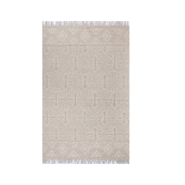 Demitri Tribal Brown Wool Rug