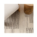 Caspian Prism Grey Cream Wool Rug