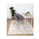 Prudence Zaida Traditional Grey And Terracotta Rug