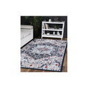 Angelica Navy Multi Medallion Non Slip Rug