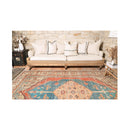 Damian Louvre Rustic Blue Vital Washable Rug