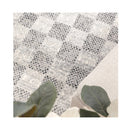 Doreen Grey Checkered Rectangle Rug
