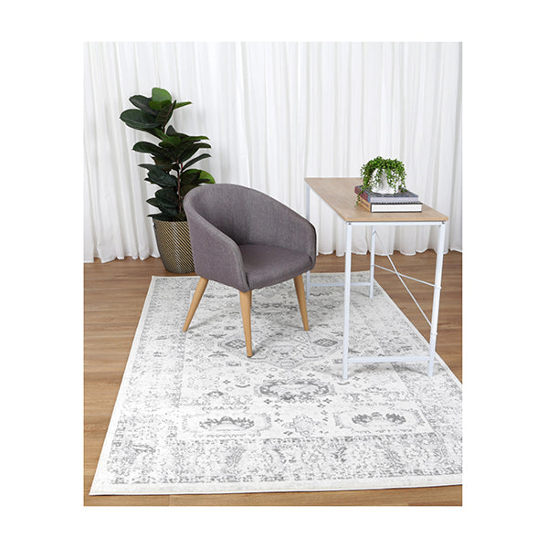 Prudence Trellis Cream And Light Grey Rug