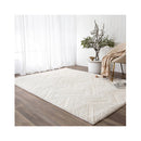 Tanya Chevron Cream Shag Rug
