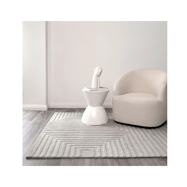 Lesley Nomades Felix Light Grey Wool Rug