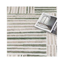 Wilma Geometric Lines Green Rug