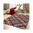 Ruben Grey Plaid Rug