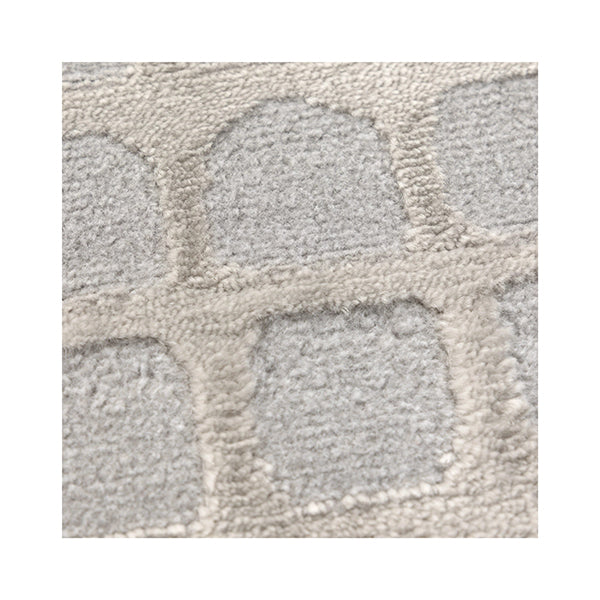 Jasmin Geometric Shapes Grey Rug