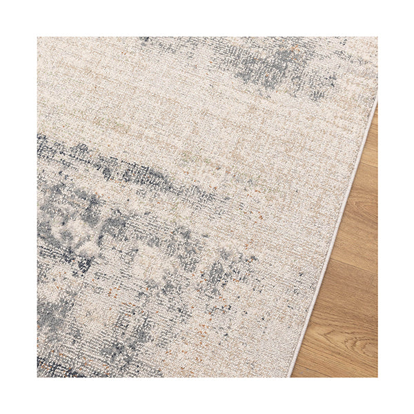 Tatiana Distressed Splash Beige Blue Rug