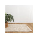 Demitri Geometric Beige Wool Rug
