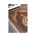 Angelica Medallion Gold Non Slip Rug