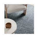 Abby Steel Blue Knitted Wool Rug