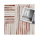 Wilma Geometric Lines Rust Rug