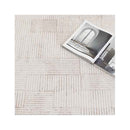 Wilma Distressed Shapes Beige Rug