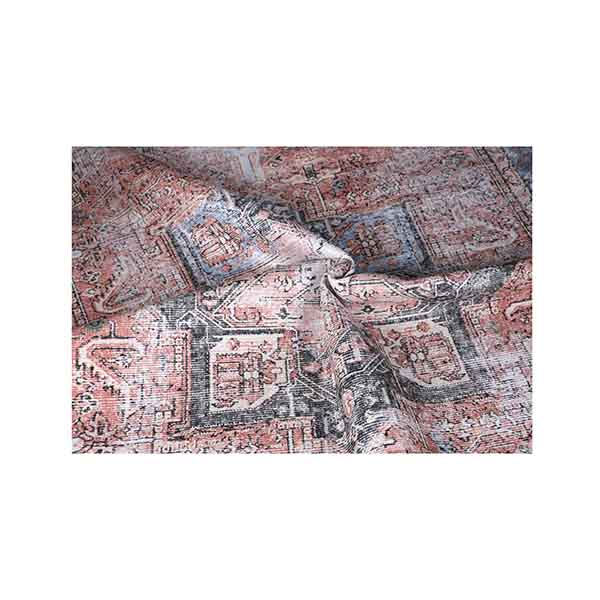 Desiree Vintage Cezanne Terracotta Blue Vital Washable Rug