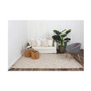 Demitri Ornamental Brown Wool Rug