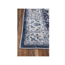 Angelica Navy Medallion Non Slip Rug