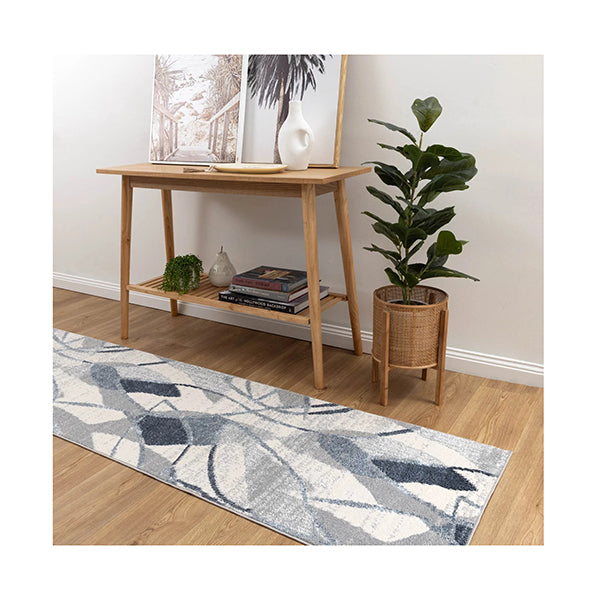 Santiago Rhythm Grey Blue Rug