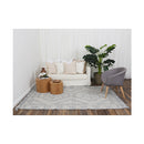 Demitri Ornamental Grey Wool Rug