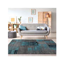 Asther Blue Round Rug
