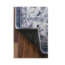 Angelica Navy Medallion Non Slip Rug