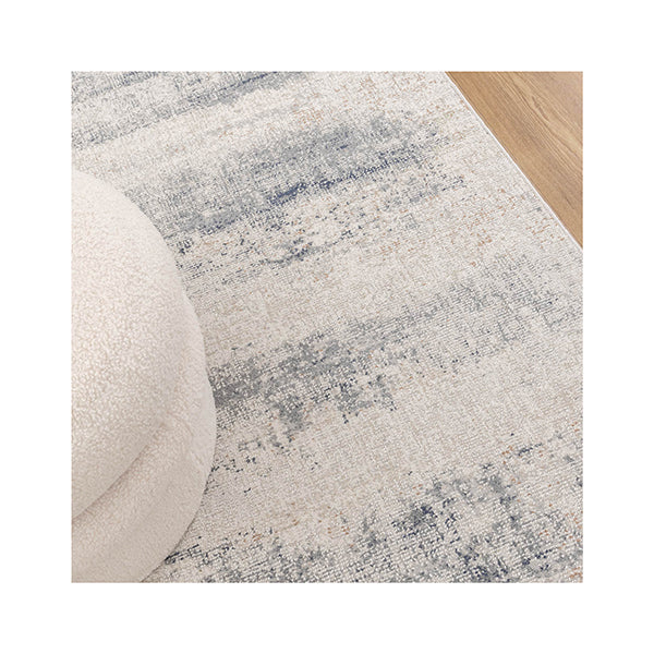 Tatiana Distressed Splash Beige Blue Rug