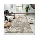 Patrice Taupe Leaves Rug