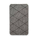 Chino 50 X 80 Silver Grey Black Pack Of 5 Rug