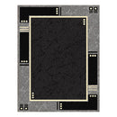 Rya Black Rug 80X150 Cm