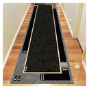 Rya Black Rug 80X150 Cm