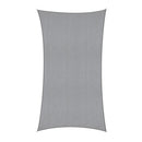 Sun Shade Sail Cloth 98% UV Block Outdoor Canopy Rectangle 2X5M Grey