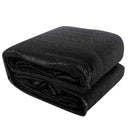 Shade Sail 5x5x5m Triangle 280GSM 98% Black Shade Cloth