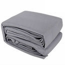 Shade Sail 3x5m Rectangle 280GSM 98% Grey Shade Cloth