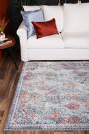 Silver Hearth Multi Rug