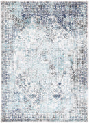 Winter Hearth Ivory Blue Rug