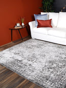 Starlight Hearth Ivory Grey Rug