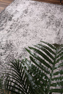 Starlight Hearth Ivory Grey Rug