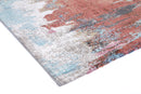 Moonlit Hearth Blue Abstract Rug