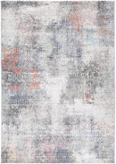 Pearl Hearth Grey Tribal Rug