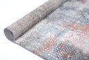 Pearl Hearth Grey Tribal Rug