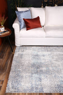Rosewood Hearth Grey Tribal Rug