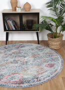 Solstice Hearth Multi Round Rug