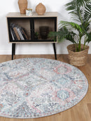 Orchid Hearth Multi Round Rug