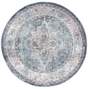 Lagoon Hearth Blue Round Rug